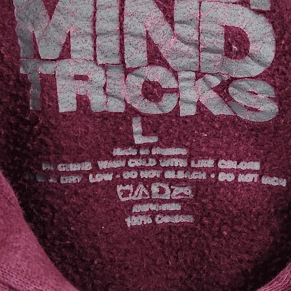Jedi Mind Tricks Sweater Mens Large Burgundy Est 1996 Hip Hop Hoodie Pullover - Picture 10 of 14